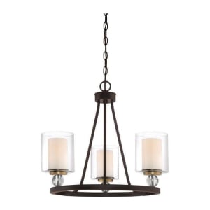 Studio 5 Chandelier 3-Light, Painted Bronze