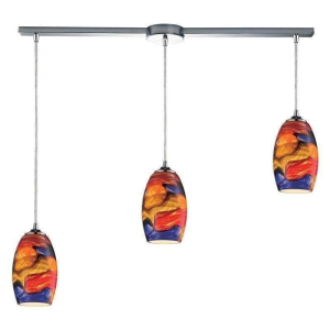 Surrealist 3 Light Pendant In Polished Chrome