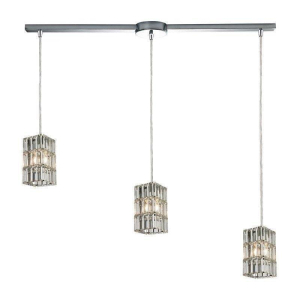 Cynthia Collection 3 light chandelier in Polished Chrome