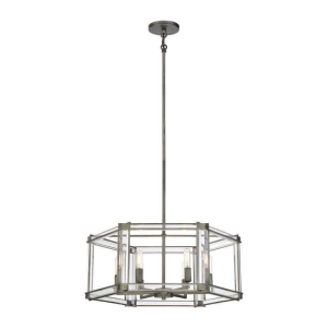 3856-756 Langen Square 6-Light Outdoor Pendant