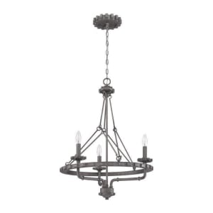 Prime 3 Light Foyer in Aged Galvanized