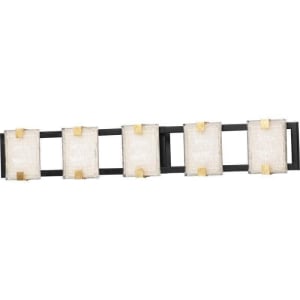 39533CYBKGL Radiant 5-Light LED Vanity