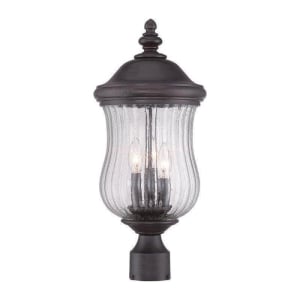 39717BC Bellagio 3-Light Outdoor Post