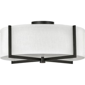 41708BK Axis 3-Light LED Ceiling Semi Flush 