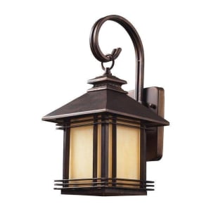 1 Light Outdoor Wall Sconce In Hazelnut Bronze