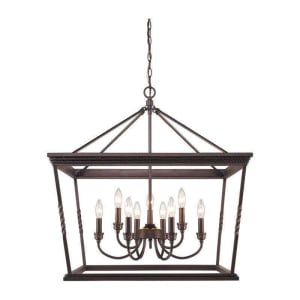 4214-9 EB Davenport 9-Light Chandelier