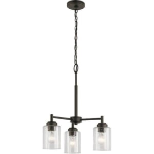 Winslow Chandelier, 3-Light 225 Total Watts, Olde Bronze