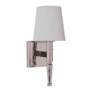 Ella Wall Sconce 1-Light, Polished Nickel