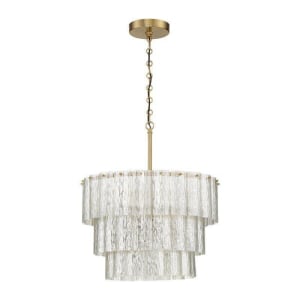 Museo Pendant, 12-Light 480 Total Watts, Satin Brass
