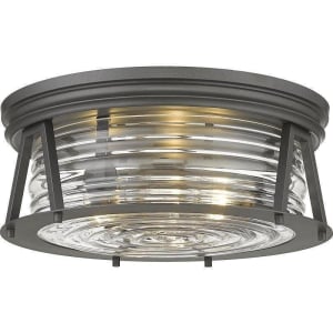 491F3-BRZ Cape Harbor 3-Light Flush Mount