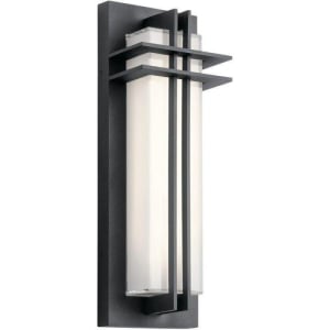 Manhattan Sconce, 1-Light LED 12.5 Watts, Textured Black