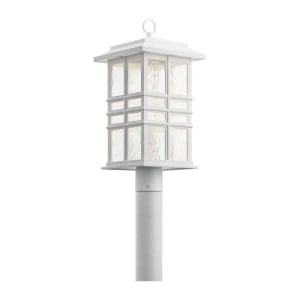 49832WH Beacon Square 1-Light Outdoor Post