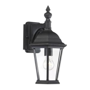 Wakefield Wall Mount Lantern, Textured Black