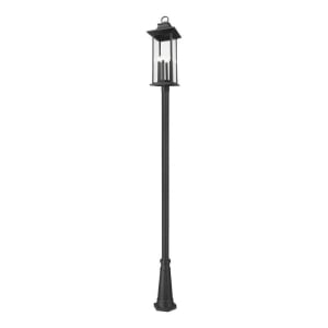 Z-Lite Lighting 5017PHXLR-519P-BK Tiberius Outdoor Post Mounted Fixture
