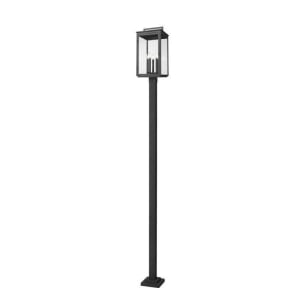 Z-Lite Lighting 5019PHXLS-536P-BK Hartwell Outdoor Post Mounted Fixture