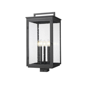 Z-Lite Lighting 5019PHXLS-BK Hartwell Outdoor Post Mount Fixture