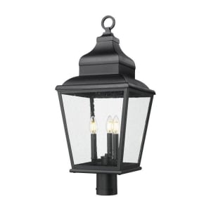 Z-Lite Lighting 5029PHBR-BK Raphael Outdoor Post Mount Fixture