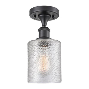 516-1C-BK-G112 Ballston 1-Light Semi Flush