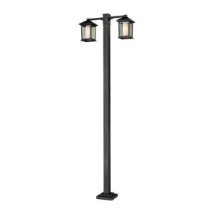 523-2-536P-BK Mesa 2-Light Outdoor Post