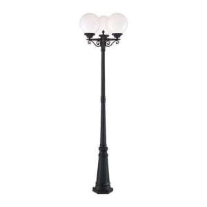 5269BK/WH Havana 3-Light Outdoor Post