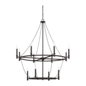 528701BI Lancaster 12-Light Chandelier