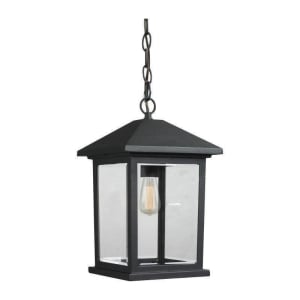 531CHM-BK Portland 1-Light Outdoor Ceiling Light