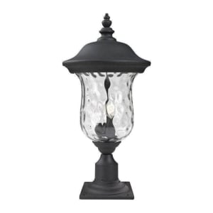 533PHB-533PM-BK Armstrong 3-Light Outdoor Post