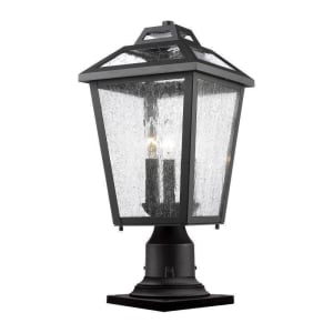 539PHMR-533PM-BK Bayland 3-Light Outdoor Post