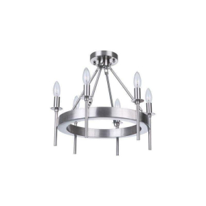 54356-BNK Larrson 6-Light Semi Flush