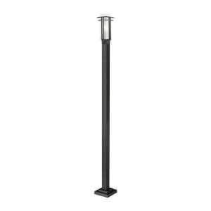 549PHM-536P-BK Abbey 1-Light Outdoor Post