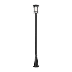 570PHB-519P-BK Jordan 1-Light Outdoor Post