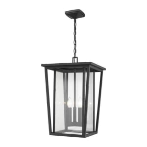 571CHXL-BK Seoul 3-Light Outdoor Ceiling Light