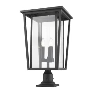 571PHXLR-533PM-BK Seoul 3-Light Outdoor Post