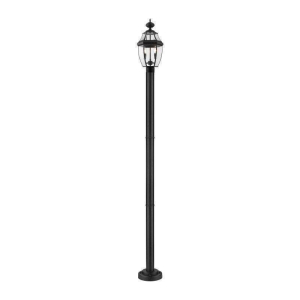 580PHM-567P-BK Westover 2-Light Outdoor Post