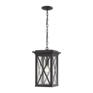 583CHB-BK Brookside 1-Light Outdoor Ceiling Light