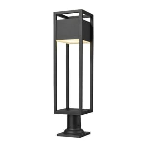 585PHBR-533PM-BK-LED Barwick 1-Light Outdoor Post