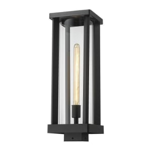 586PHBS-BK Glenwood 1-Light Outdoor Post