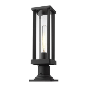 586PHMR-533PM-BK Glenwood 1-Light Outdoor Post