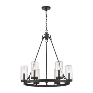 589-6BK Marlow 6-Light Outdoor Pendant