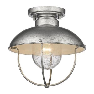 590F-GV Ansel 1-Light Outdoor Flush Mount