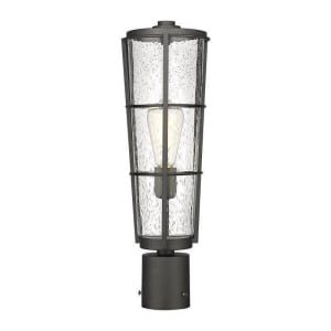 591PHB-BK Helix 1-Light Outdoor Post