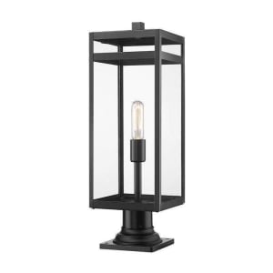 596PHBR-533PM-BK Nuri 1-Light Outdoor Post