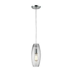 Menlow Park 1 Light Pendant In Polished Chrome