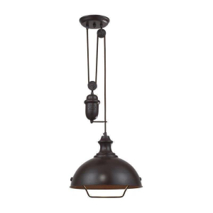 Farmhouse Oiled Bronze Pendant