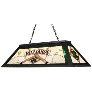 Tiffany Game Room-Lighting 4-Light Billiard/Island Light In Tiffany Bronze Metal