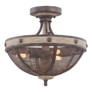7047FG Coronado 3-Light Semi Flush