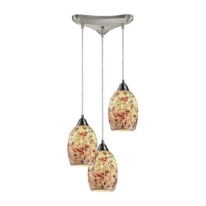 Avalon 3 Light Pendant In Satin Nickel