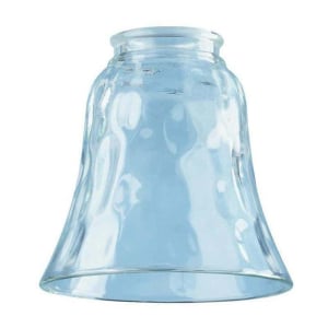 Beveled Glass Bell Shade, Clear