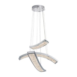 83496 Crushed Ice 3-Light LED Pendant