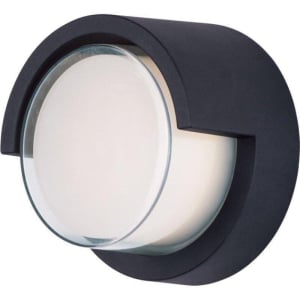86162BK Eyebrow 1-Light Wall Sconce